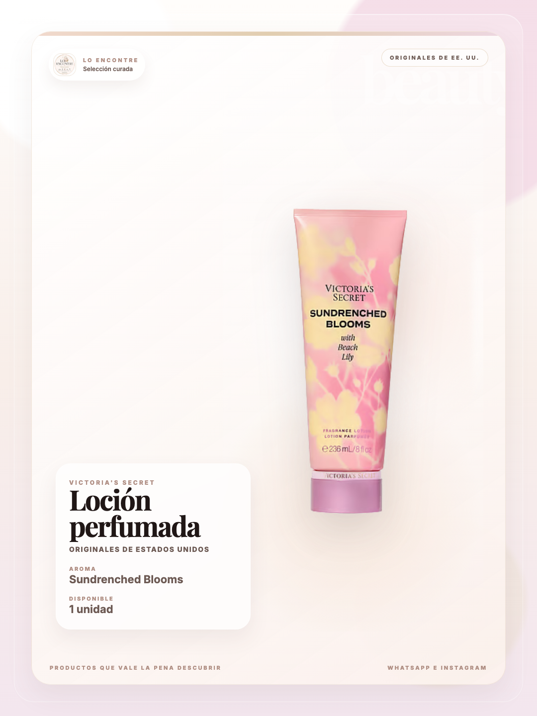 Sundrenched Blooms Fragrance Lotion